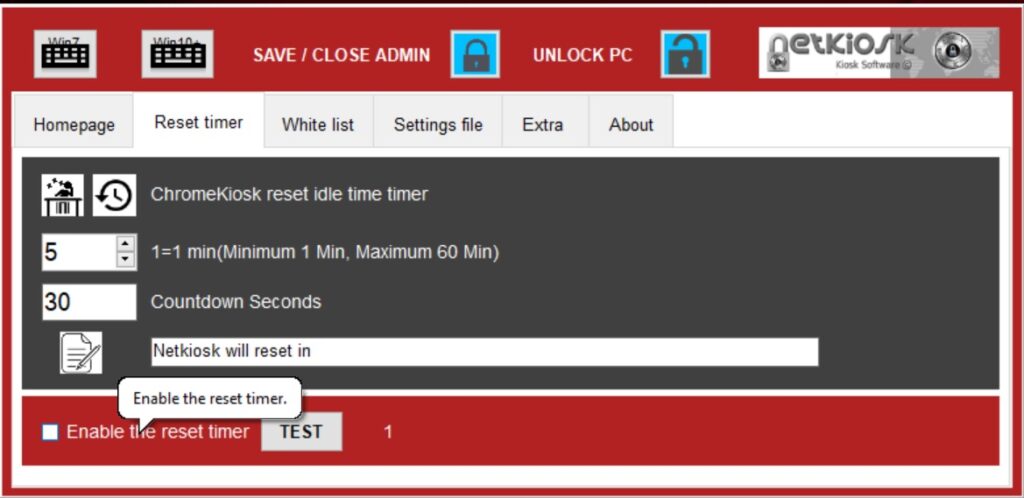 ChromeKiosk Admin